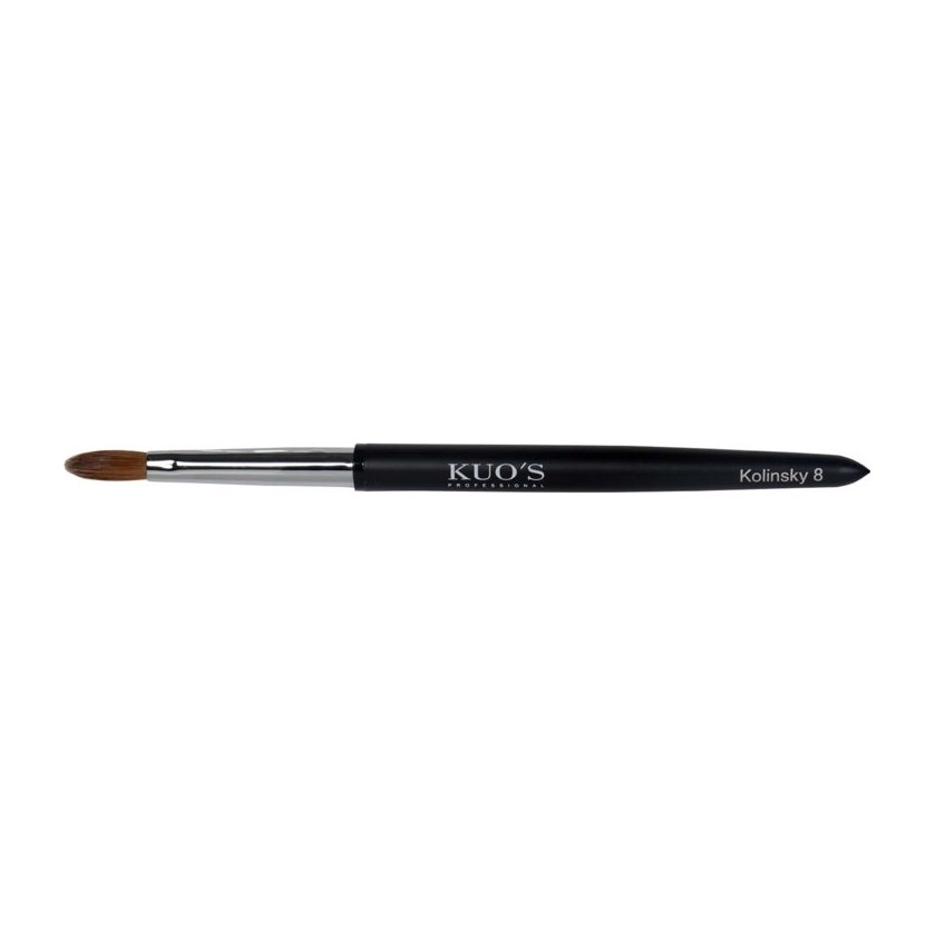 [KUOS-12138] Black Kolinsky Brush 8 Acrylic Nails