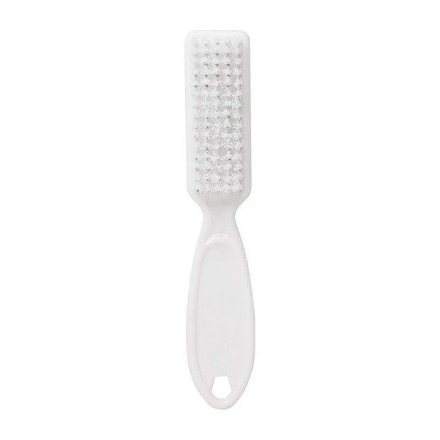 [20000000000015] Cepillo para Limpiar Uñas Blanco con Mango