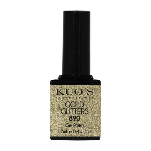 Gel Polish Gold Glitters 890